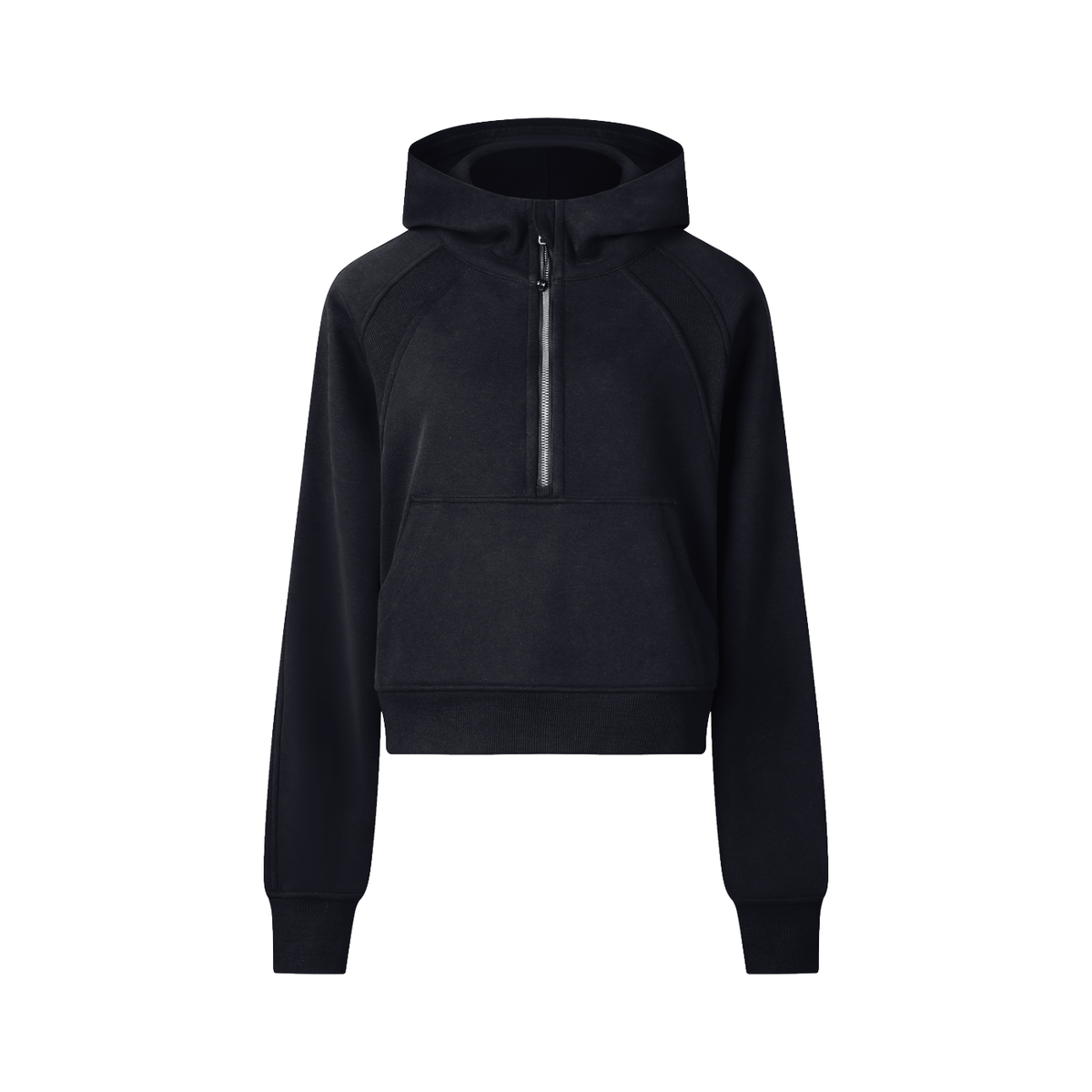 Connie's Cropped Half-Zip Hoodie