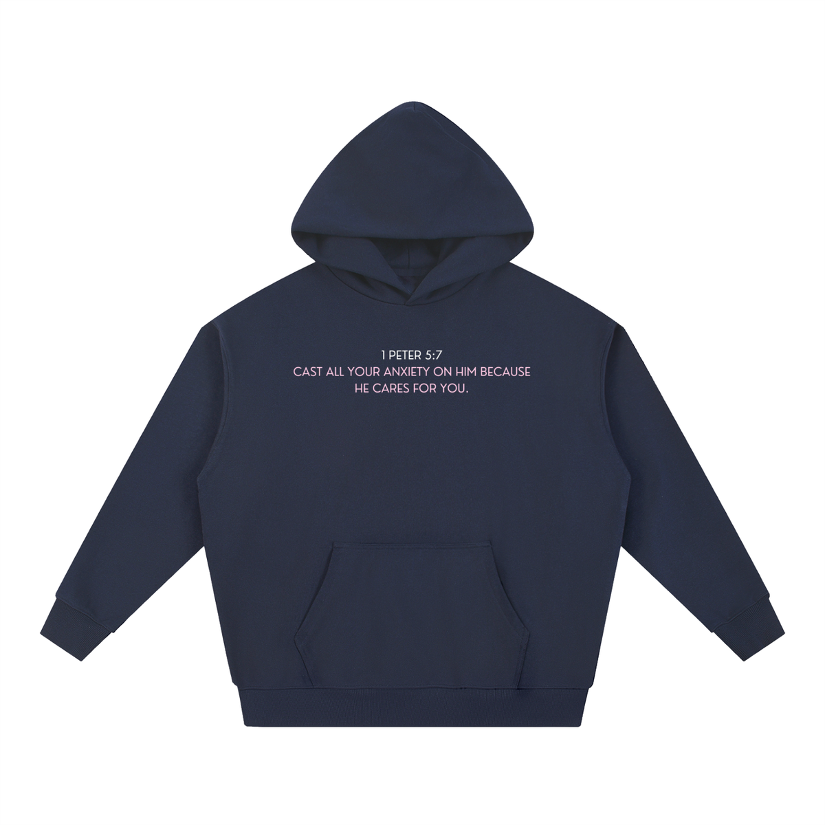Cast Your Anxiety On Him Essential Heavyweight Hoodie