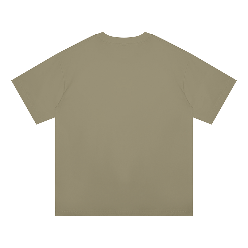 Men's Wooden Cross Oversized Drop Shoulder T-Shirt