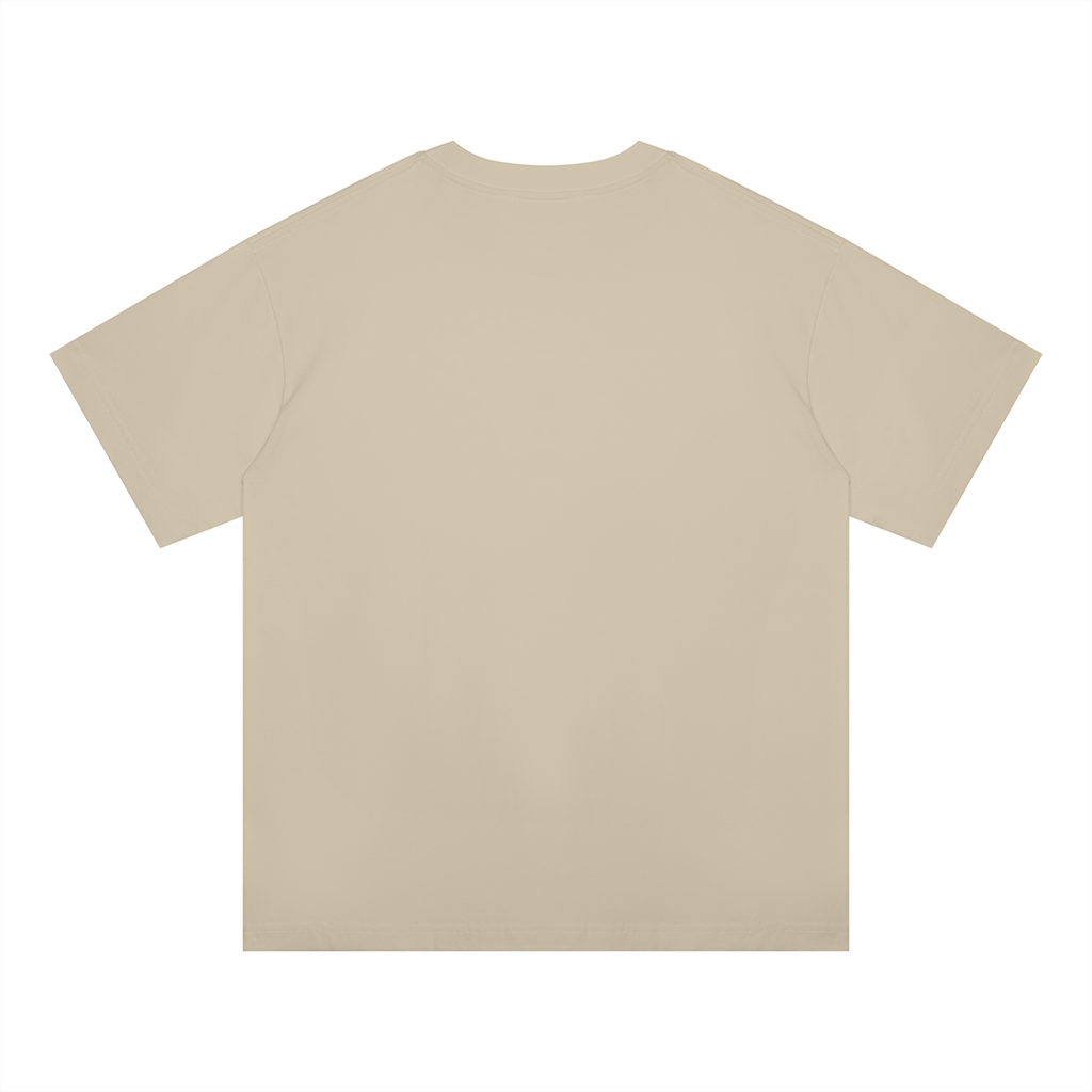 Men's Coloured Splatter Cross Oversized Drop Shoulder T-Shirt