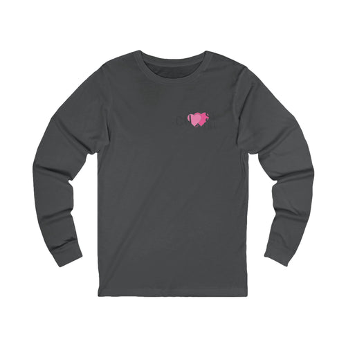 Choose Life Long Sleeve Tee – Heart Graphic Inspirational Shirt