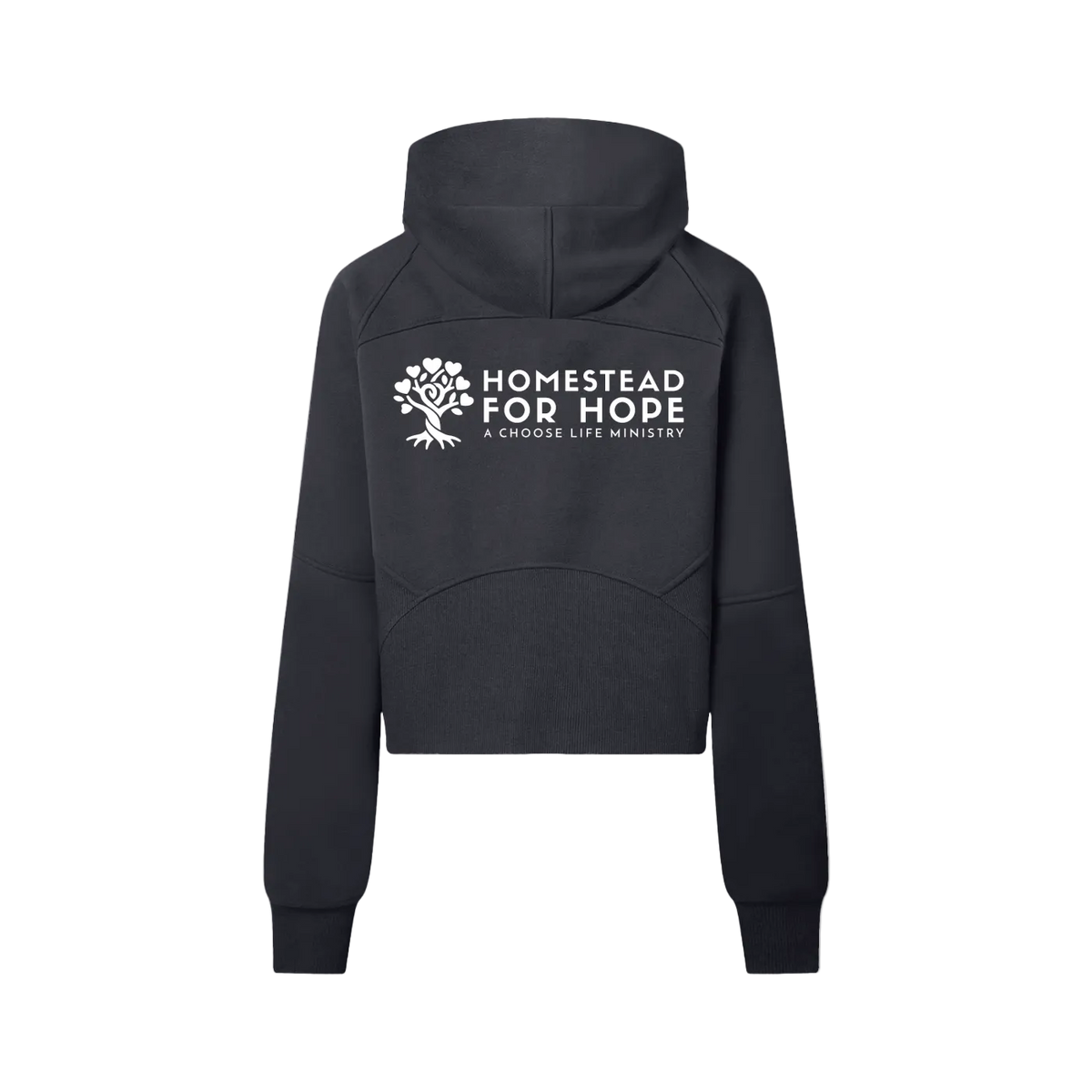 Cropped Half-Zip Hoodie