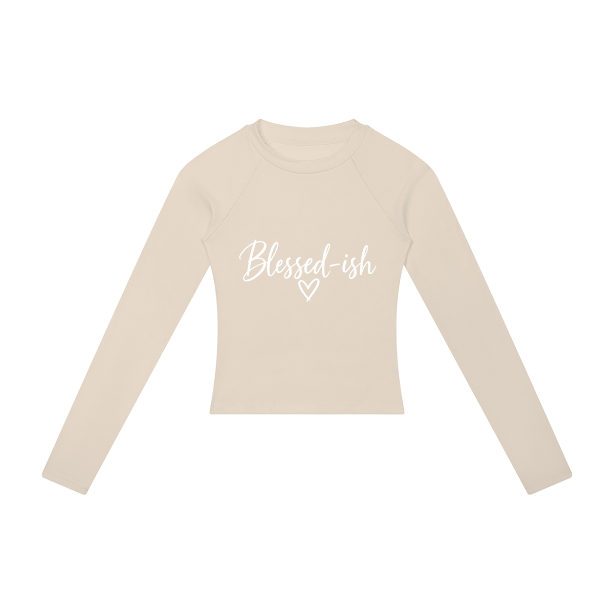 Blessed-ish Women’s Slim Raglan Long Sleeve T-Shirt