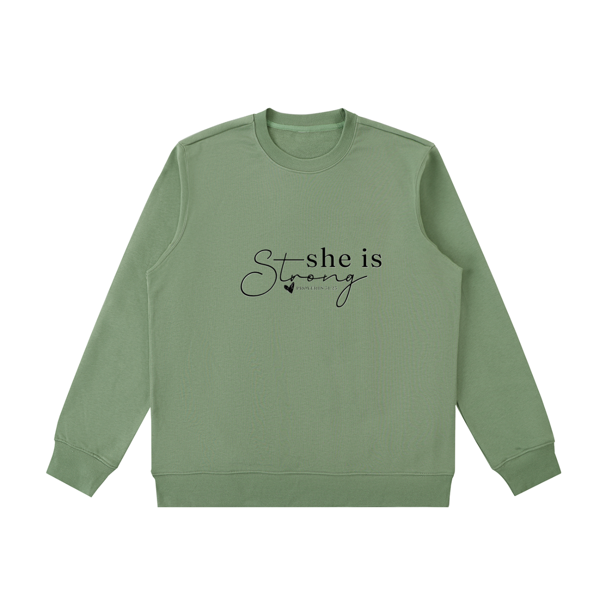 She is Strong Essential Heavyweight Crewneck  Sweatshirt