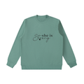 She is Strong Essential Heavyweight Crewneck  Sweatshirt