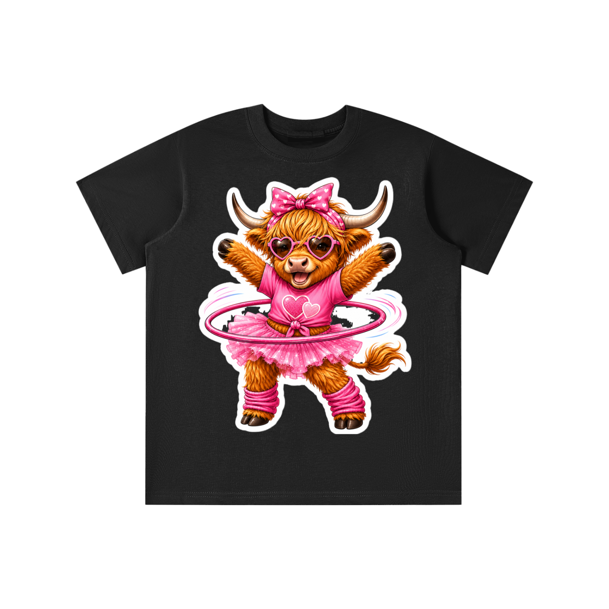 Iris' Houla Hooping Cow Essential Kids' T-shirt