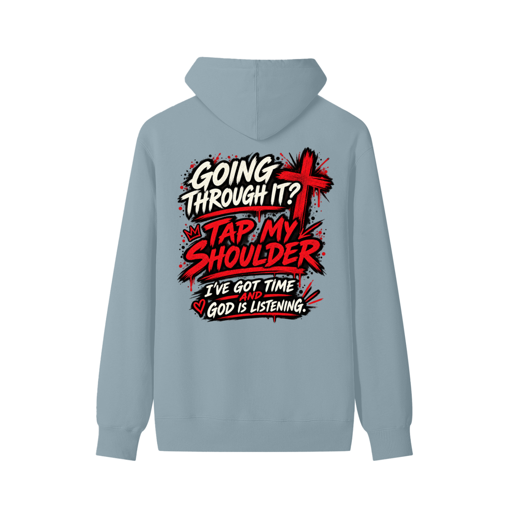 Tap My Shoulder Classic Unisex Cotton Hoodie
