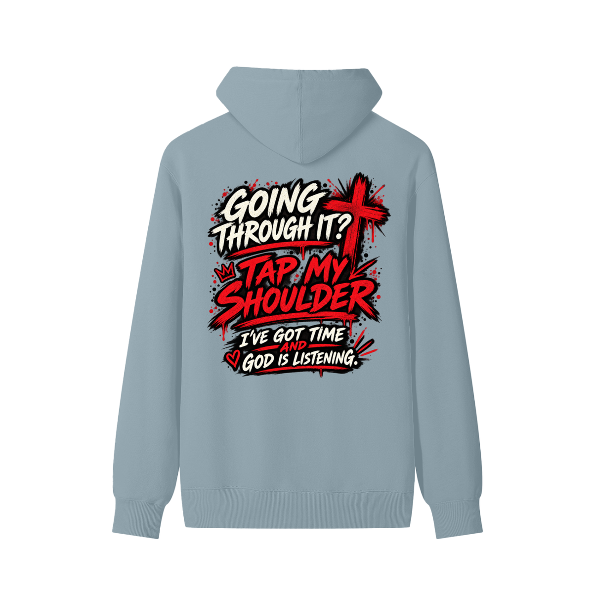 Tap My Shoulder Classic Unisex Cotton Hoodie