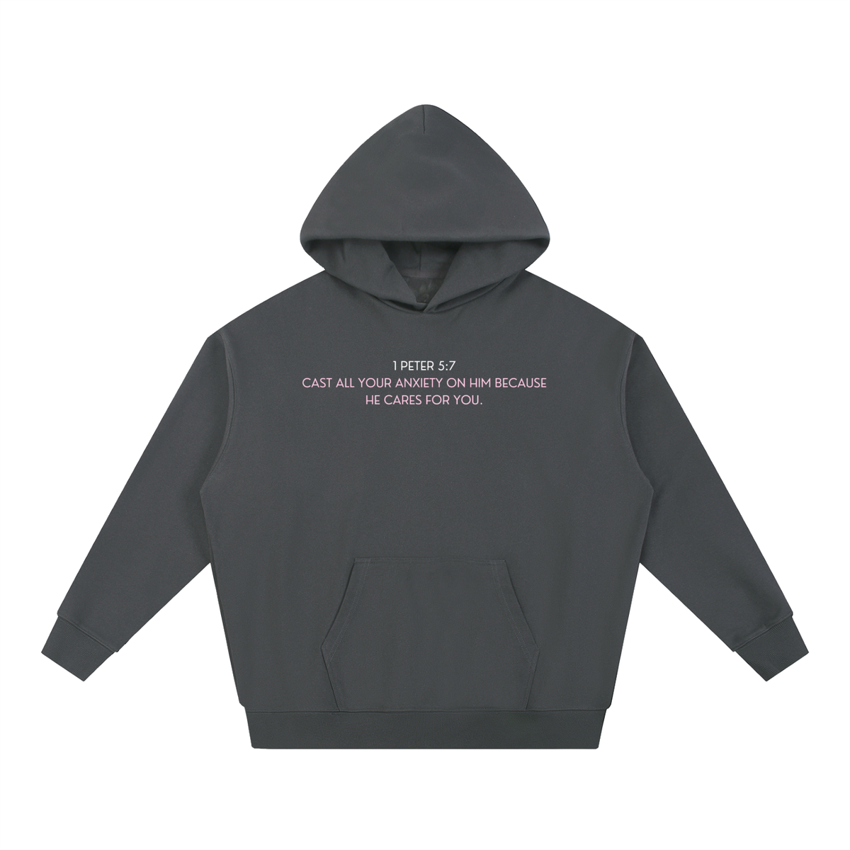 Cast Your Anxiety On Him Essential Heavyweight Hoodie