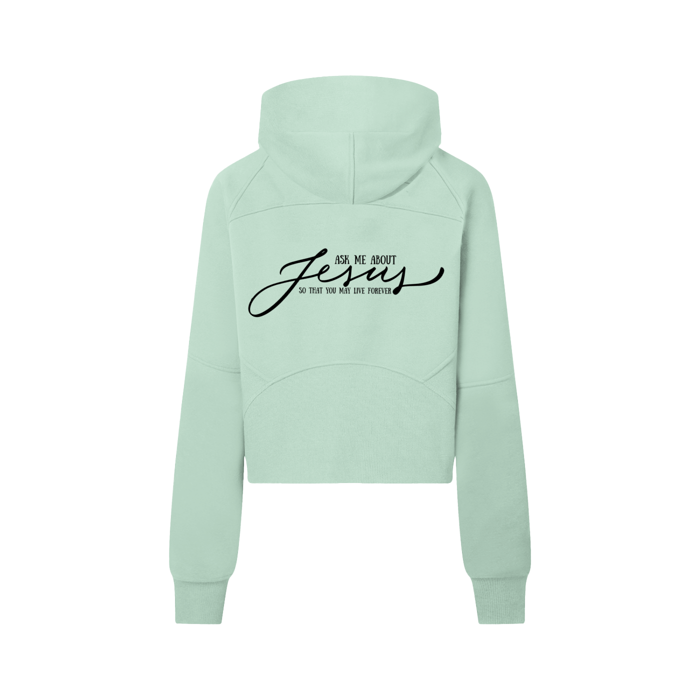 Cropped Half-Zip Hoodie