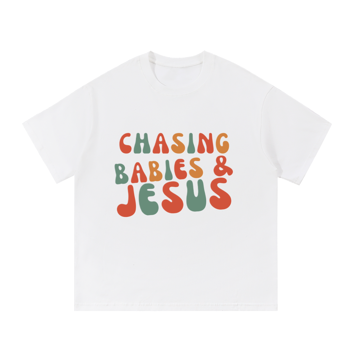 Chasing Babies & Jesus Essential Cotton T-Shirt