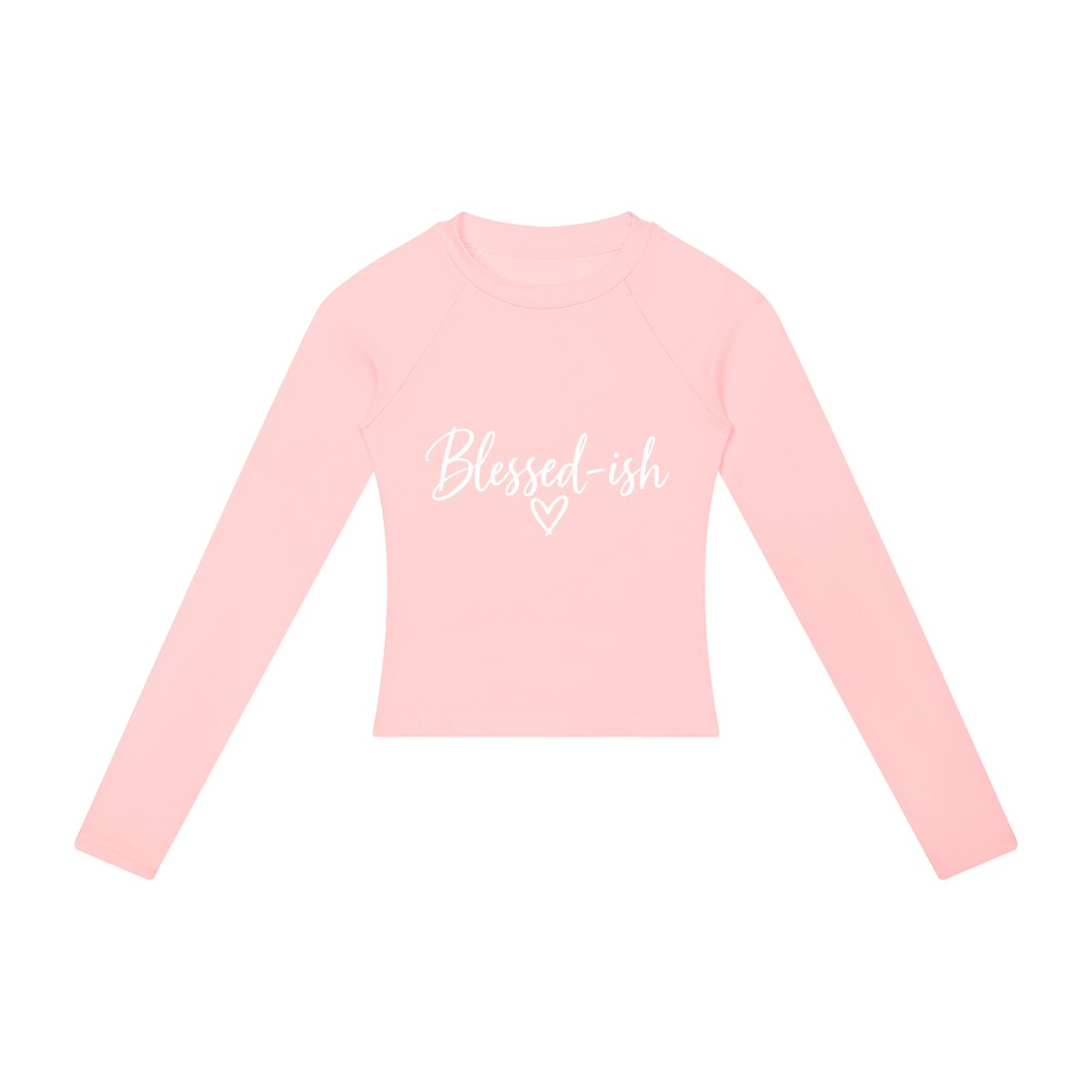Blessed-ish Women’s Slim Raglan Long Sleeve T-Shirt
