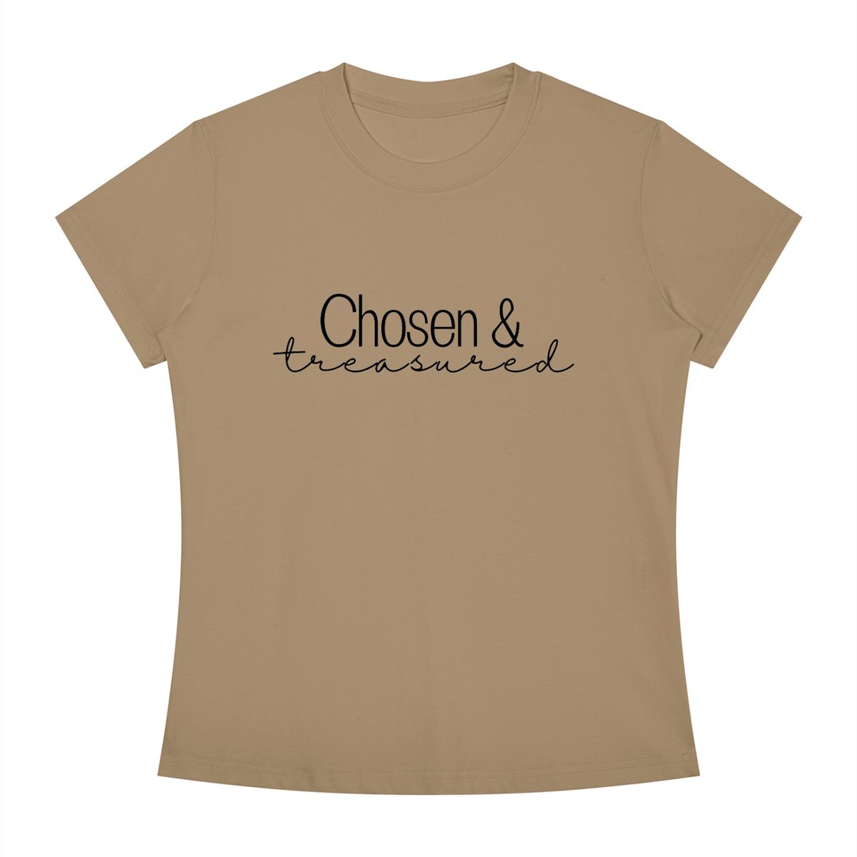 Chosen & Treasured Women's Slim Fit Crewneck T-Shirt