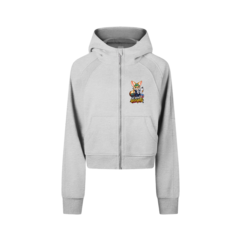 Shannon's Cropped Zip-Through Hoodie