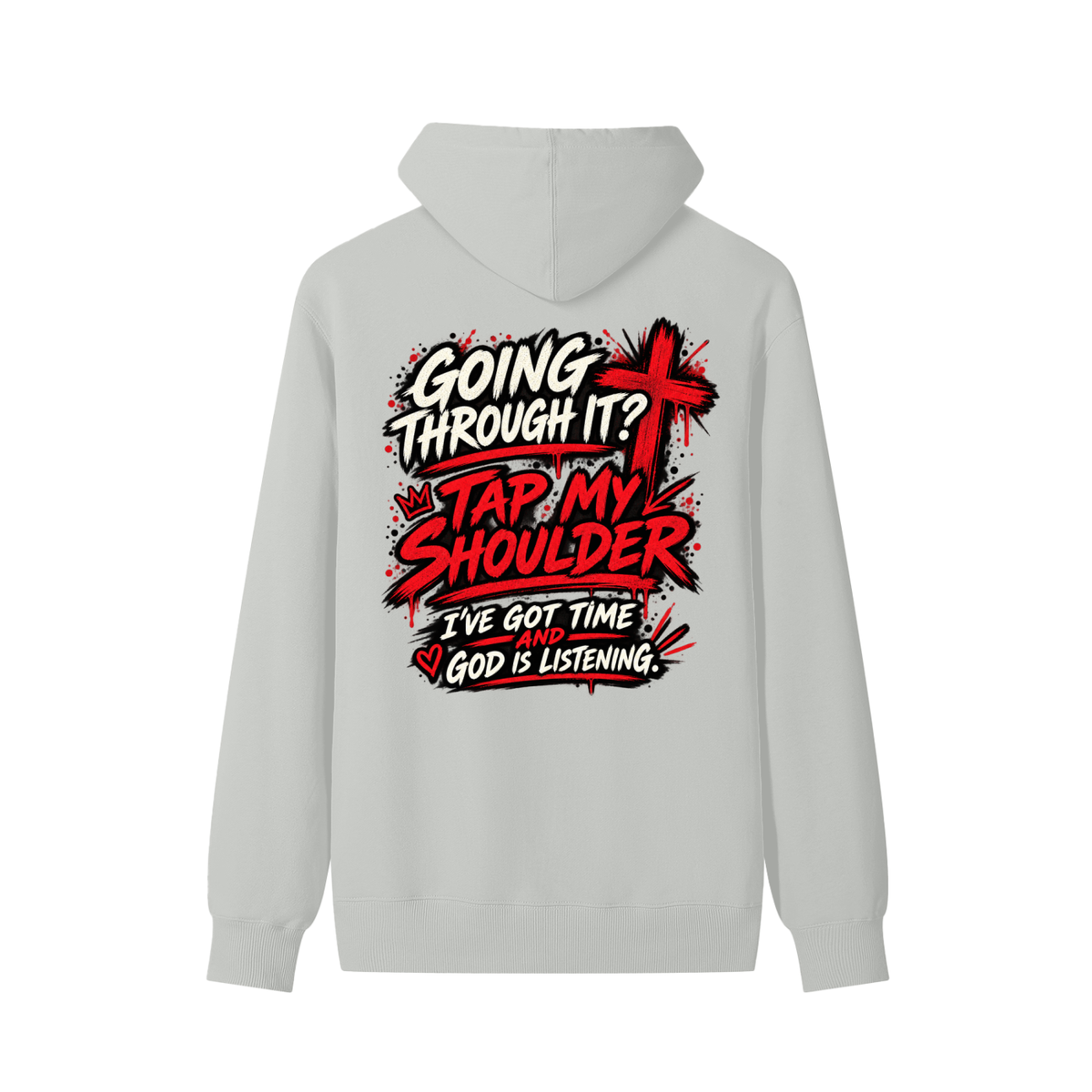 Tap My Shoulder Classic Unisex Cotton Hoodie