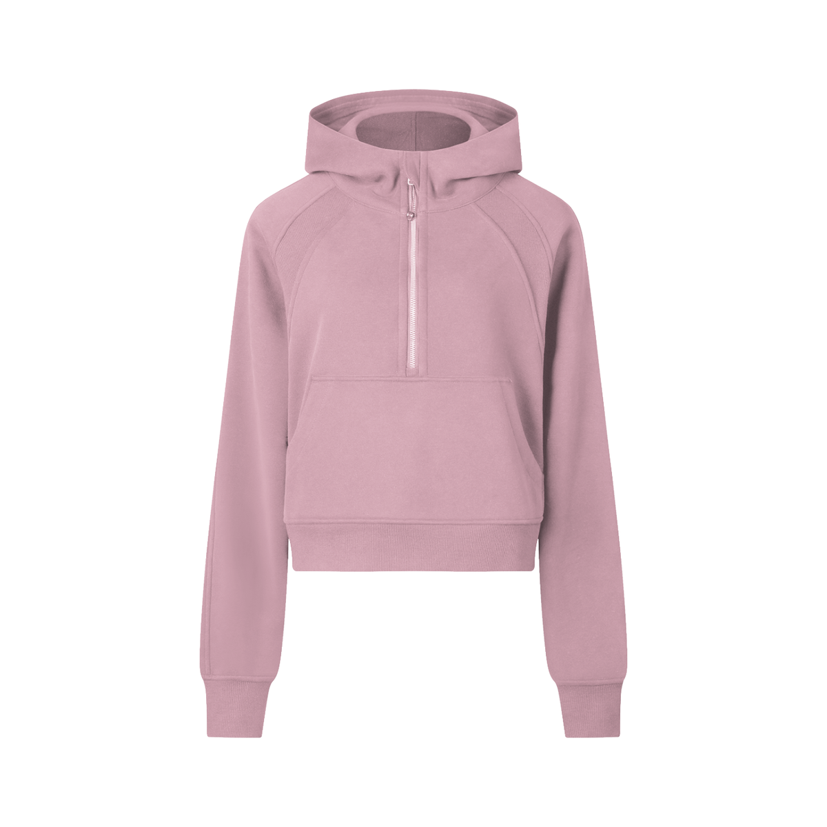 Connie's Cropped Half-Zip Hoodie
