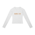 Walking by Faith Women’s Slim Raglan Long Sleeve T-Shirt