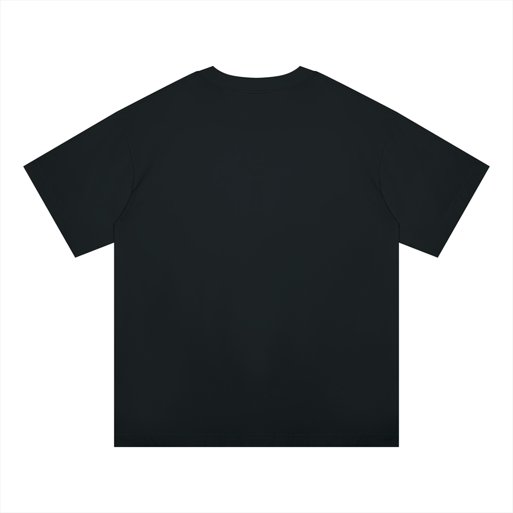 Men's Coloured Splatter Cross Oversized Drop Shoulder T-Shirt