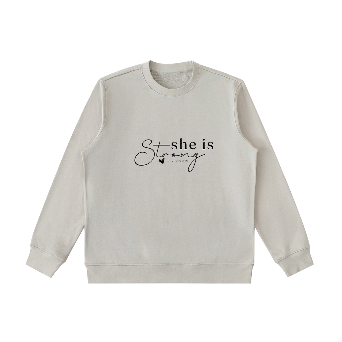 She is Strong Essential Heavyweight Crewneck  Sweatshirt