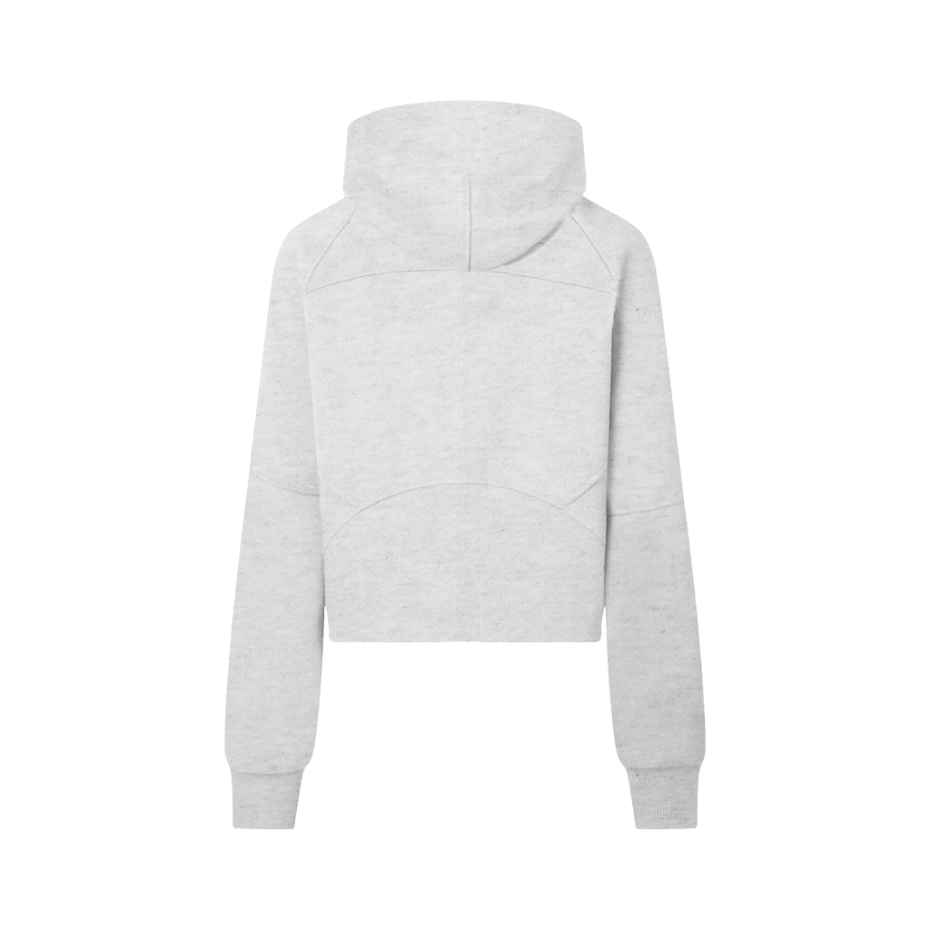 Fueled by Grace and Coffee Cropped Half-Zip Hoodie
