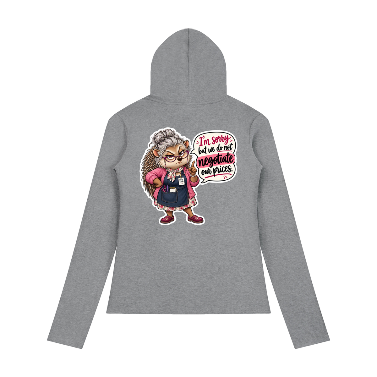 Reta's Slim Half-Button Long Sleeve T-Shirt