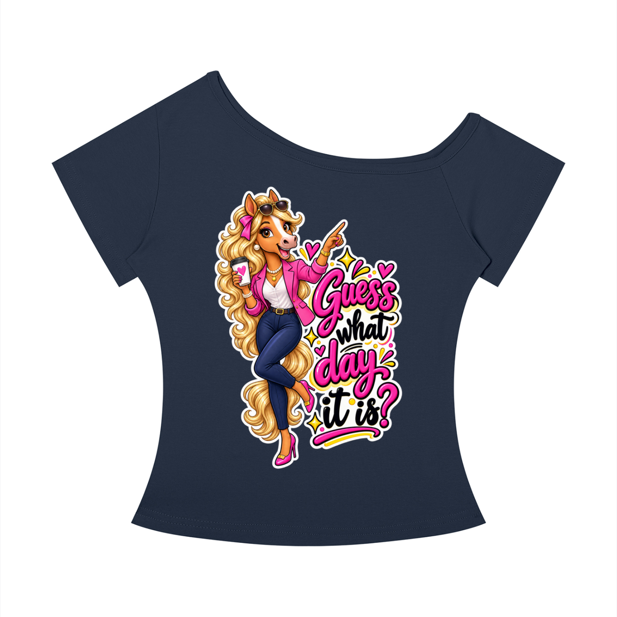 Kellie’s Off-the-Shoulder T-Shirt