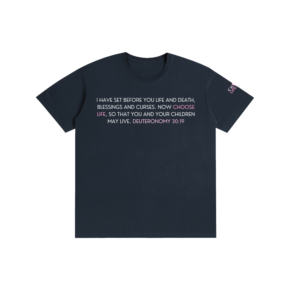 Deut 30:19 Pure Cotton Unisex T-Shirt