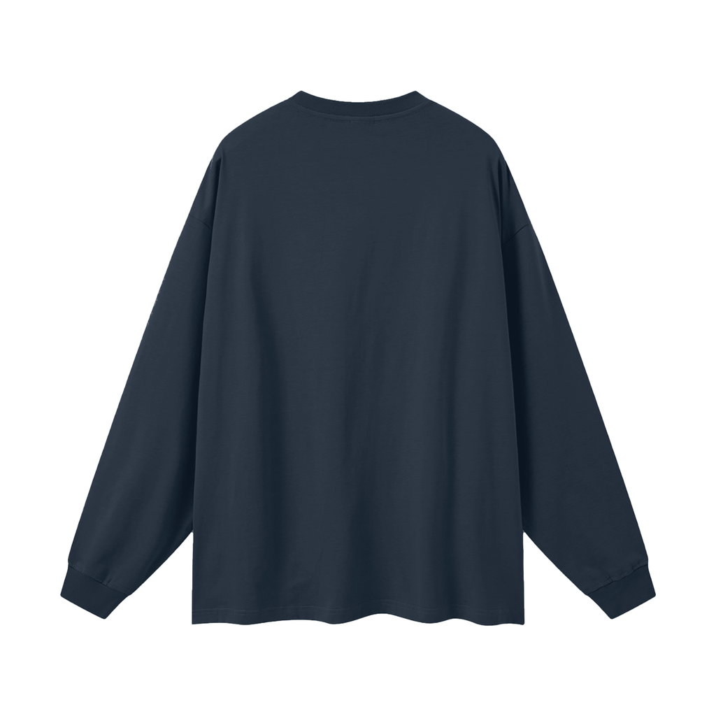 Cast Your Anxiety On Him Oversized Unisex Long Sleeve T-Shirt