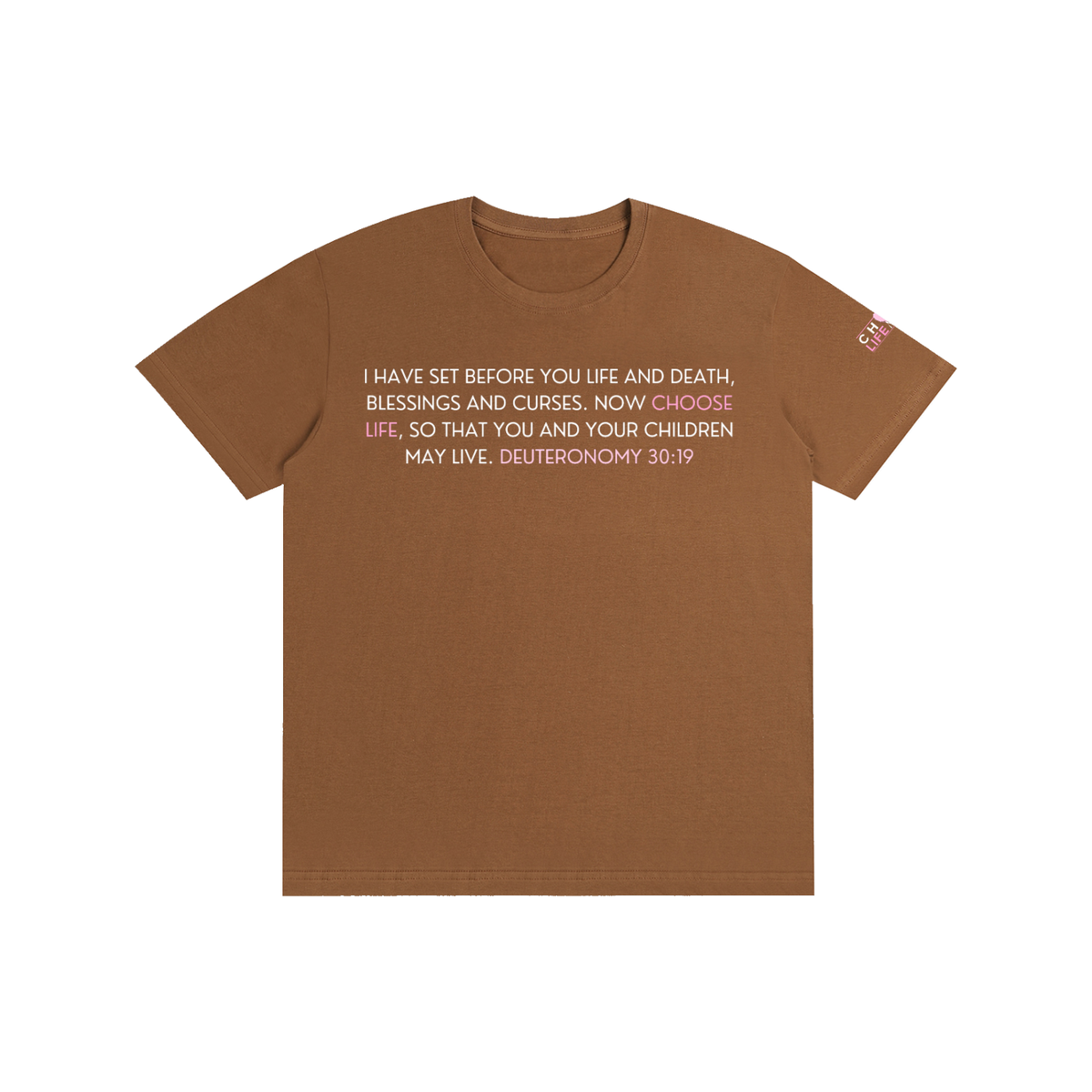 Deut 30:19 Pure Cotton Unisex T-Shirt