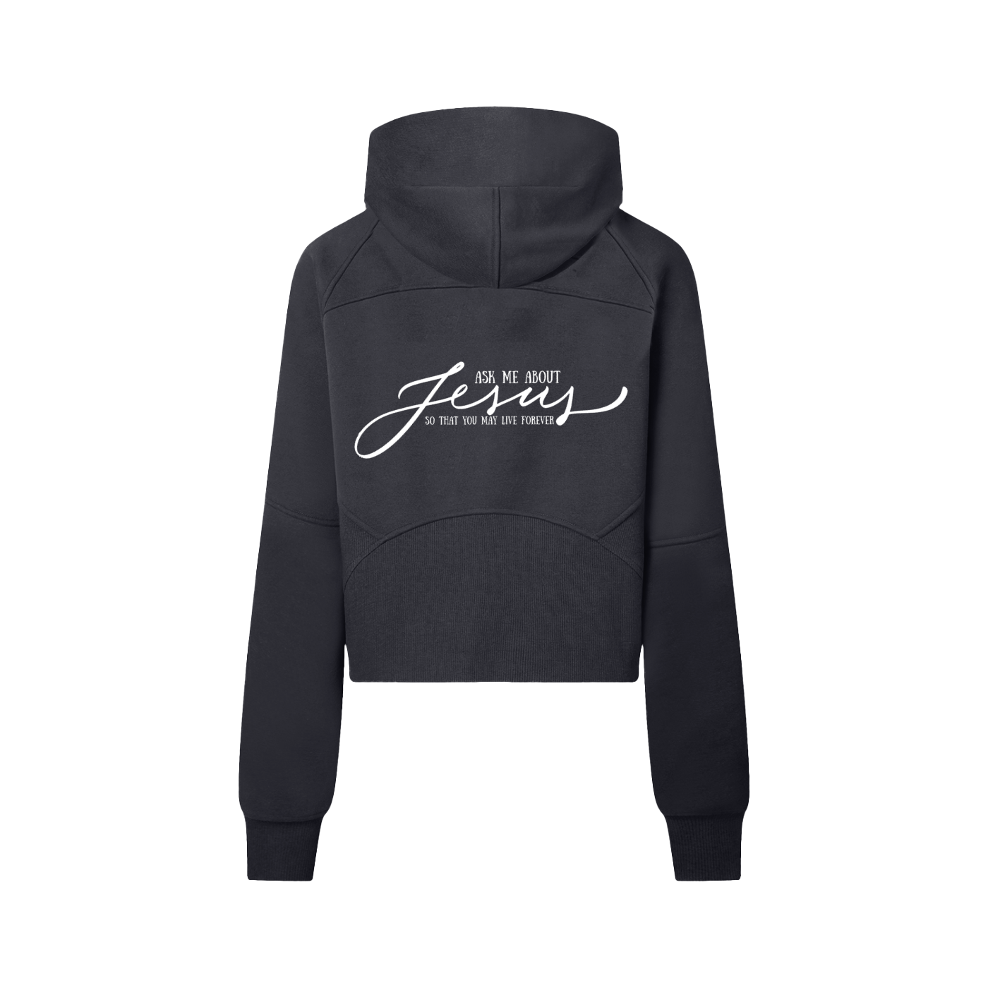 Cropped Half-Zip Hoodie