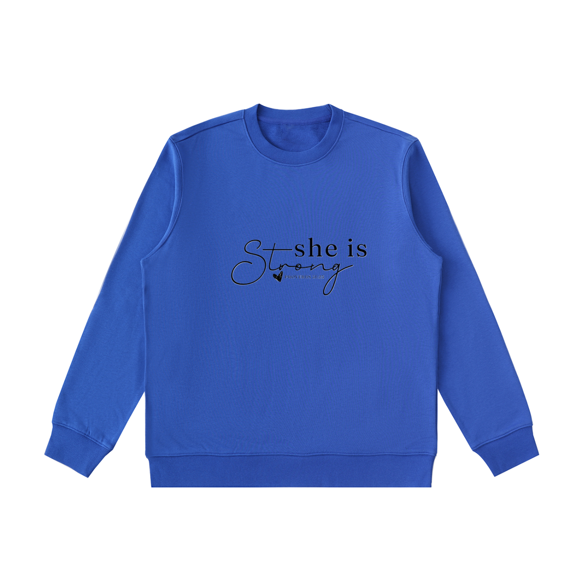 She is Strong Essential Heavyweight Crewneck  Sweatshirt