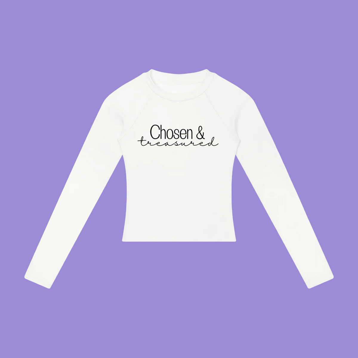 Chosen & Treasured Women’s Slim Raglan Long Sleeve T-Shirt