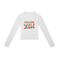 Chasing Babies & Jesus Women’s Slim Raglan Long Sleeve T-Shirt