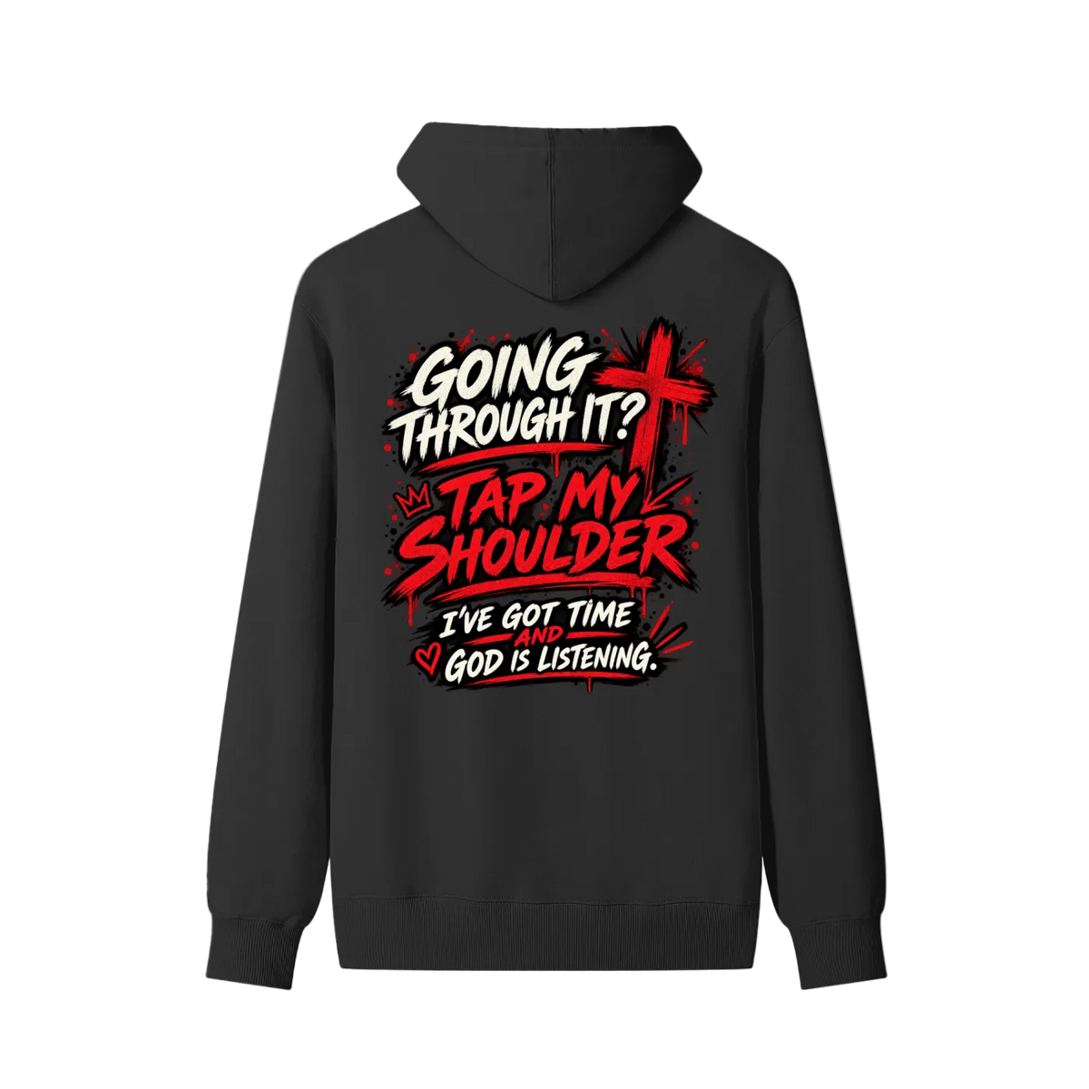 Tap My Shoulder Classic Unisex Cotton Hoodie