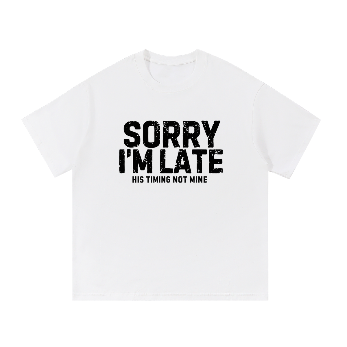 Sorry I'm Late Men's Essential Cotton T-Shirt
