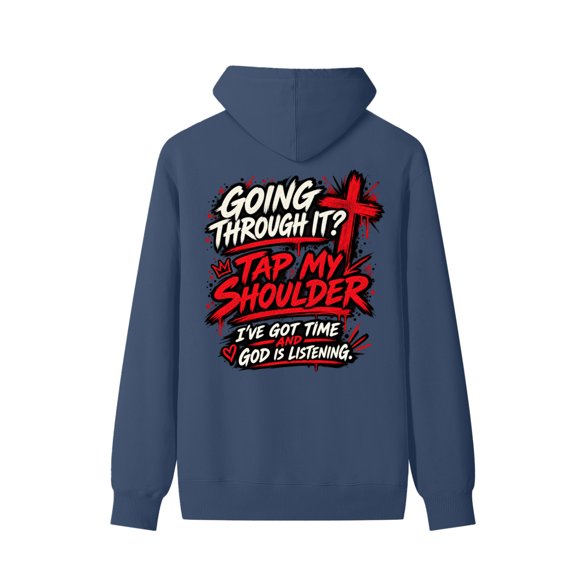 Tap My Shoulder Classic Unisex Cotton Hoodie