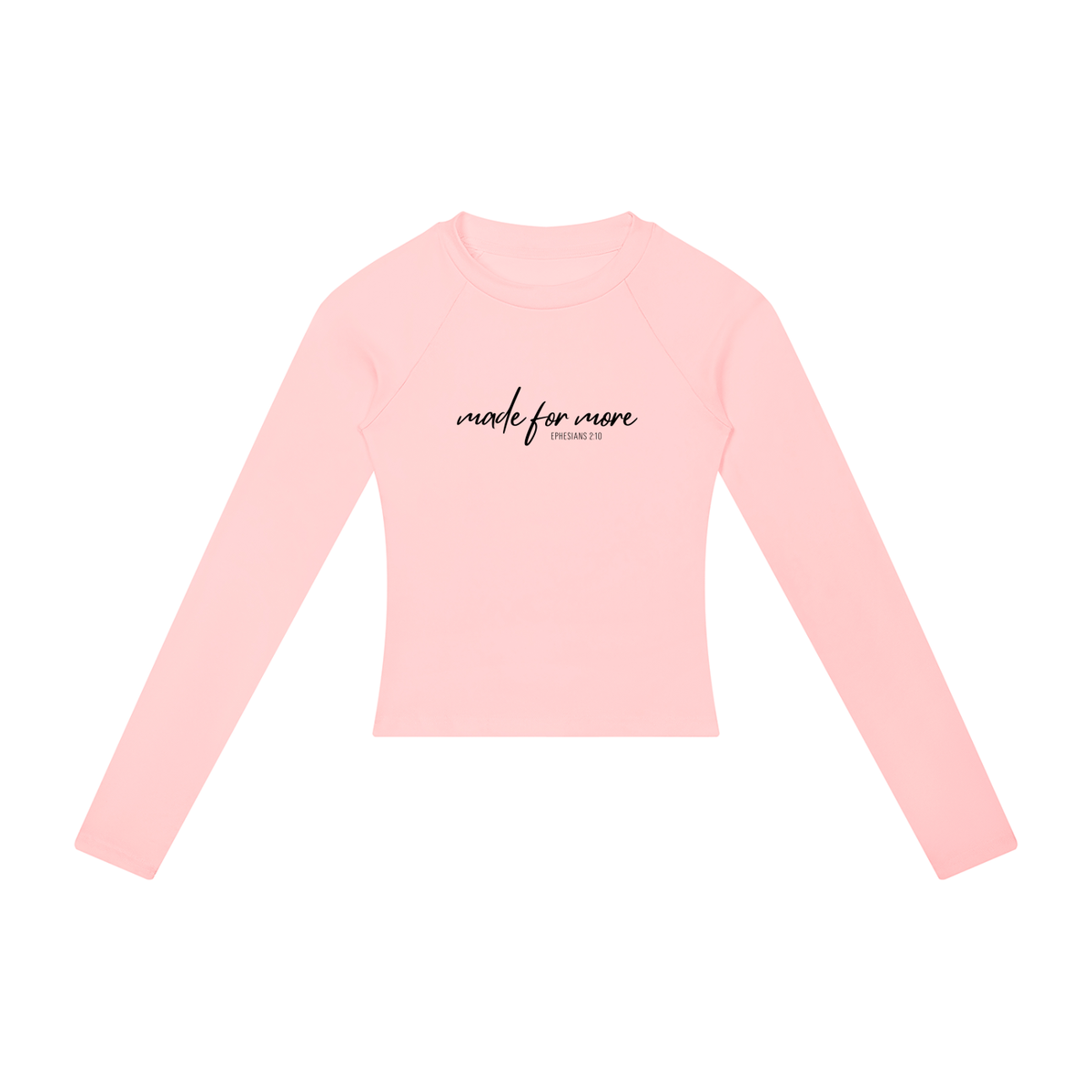 Made for More Women’s Slim Raglan Long Sleeve T-Shirt