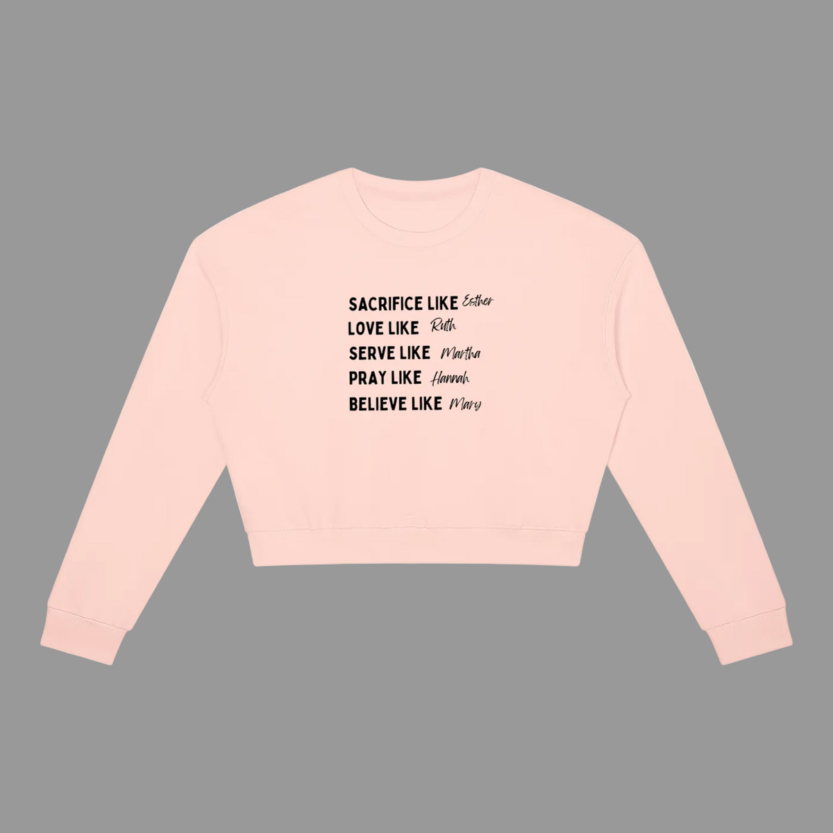 Sacrafice Like..Women's Crewneck Sweatshirt