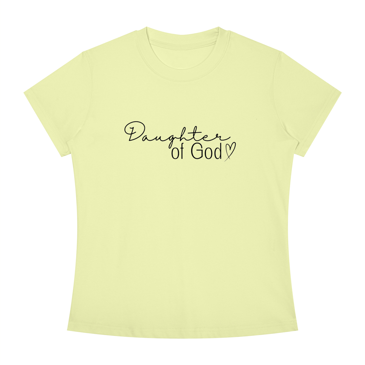 Daughter of God Women's Slim Fit Crewneck T-Shirt
