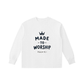 Made to Worship Kids' Quick-Dry Cotton Long-Sleeve Tee