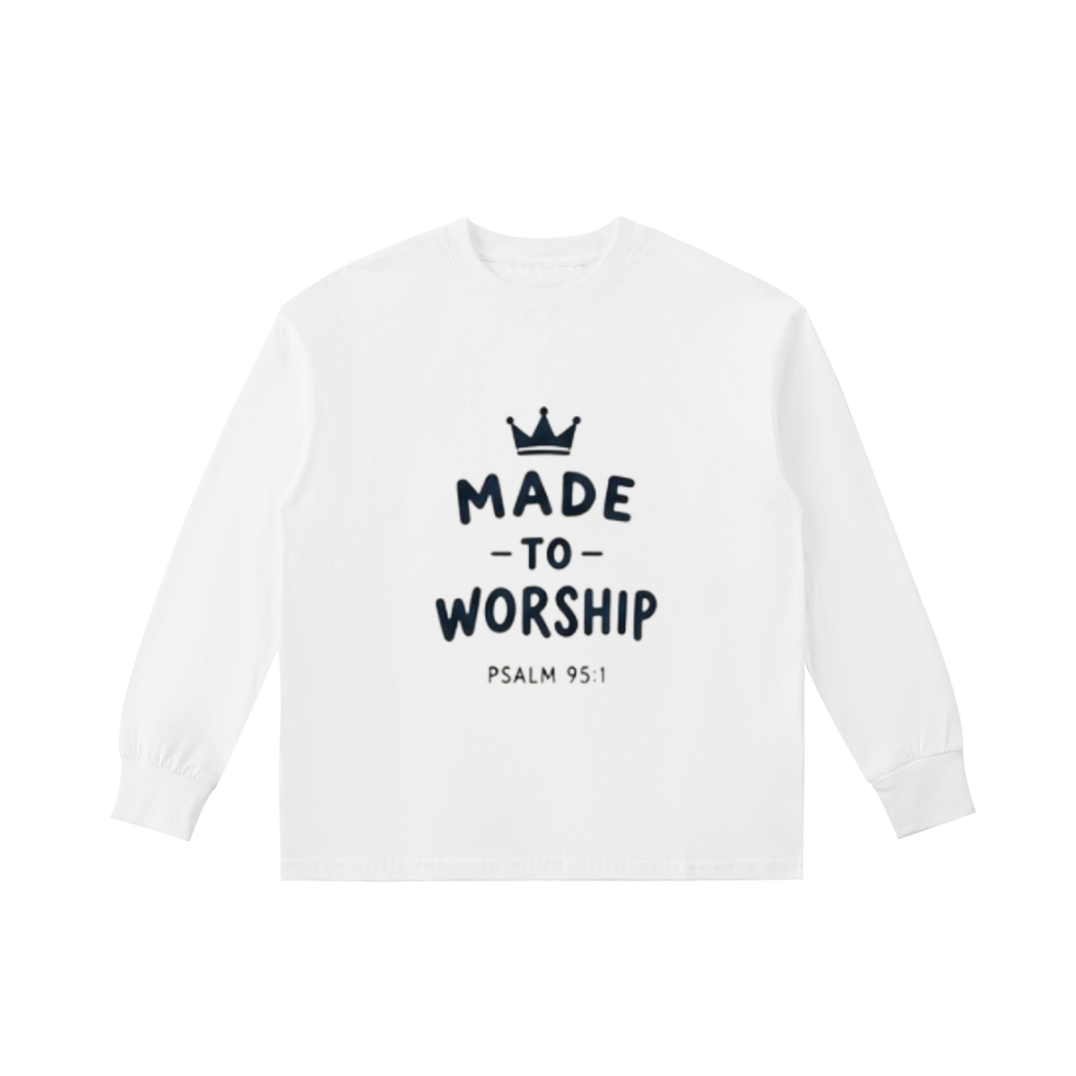 Made to Worship Kids' Quick-Dry Cotton Long-Sleeve Tee