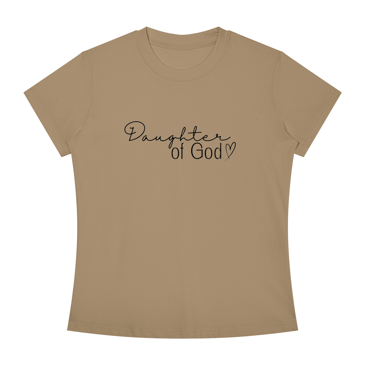 Daughter of God Women's Slim Fit Crewneck T-Shirt