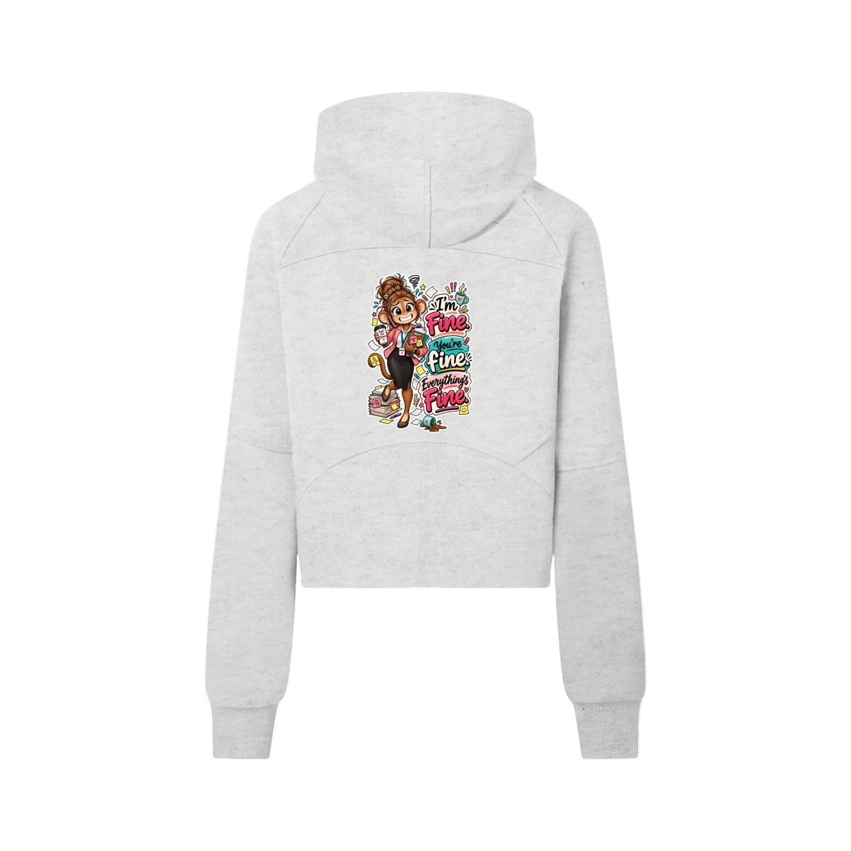 Connie's Cropped Half-Zip Hoodie