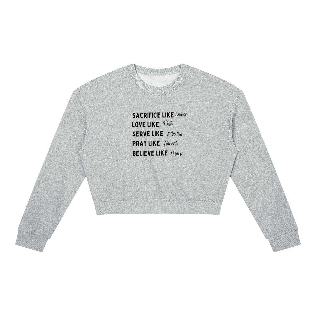Sacrafice Like..Women's Crewneck Sweatshirt