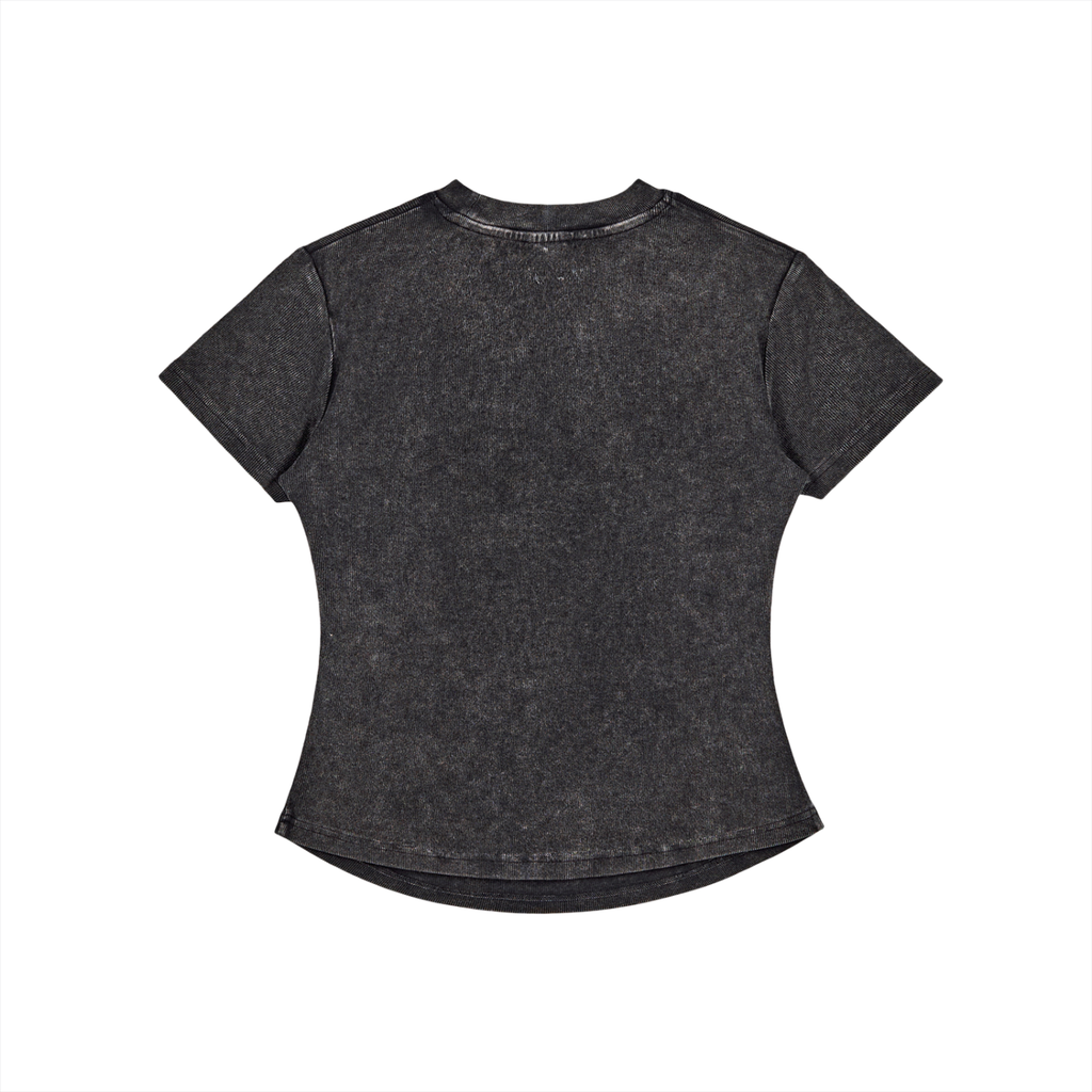 Kassie's Vintage Washed Bodycon Cotton T-Shirt