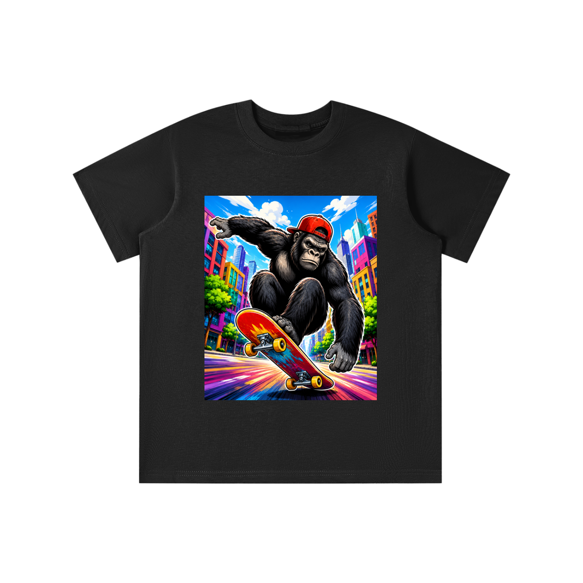 Reid's Gorilla Skateboarding Essential Kids' T-shirt