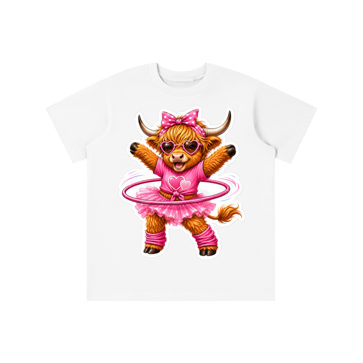 Iris' Houla Hooping Cow Essential Kids' T-shirt