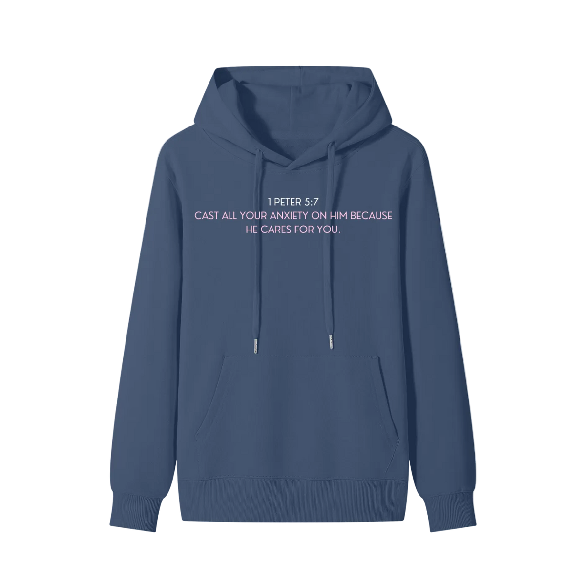 Cast Your Anxiety On Him Classic Unisex Cotton Hoodie