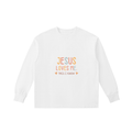 Jesus Loves Me Kids' Quick-Dry Cotton Long-Sleeve Tee