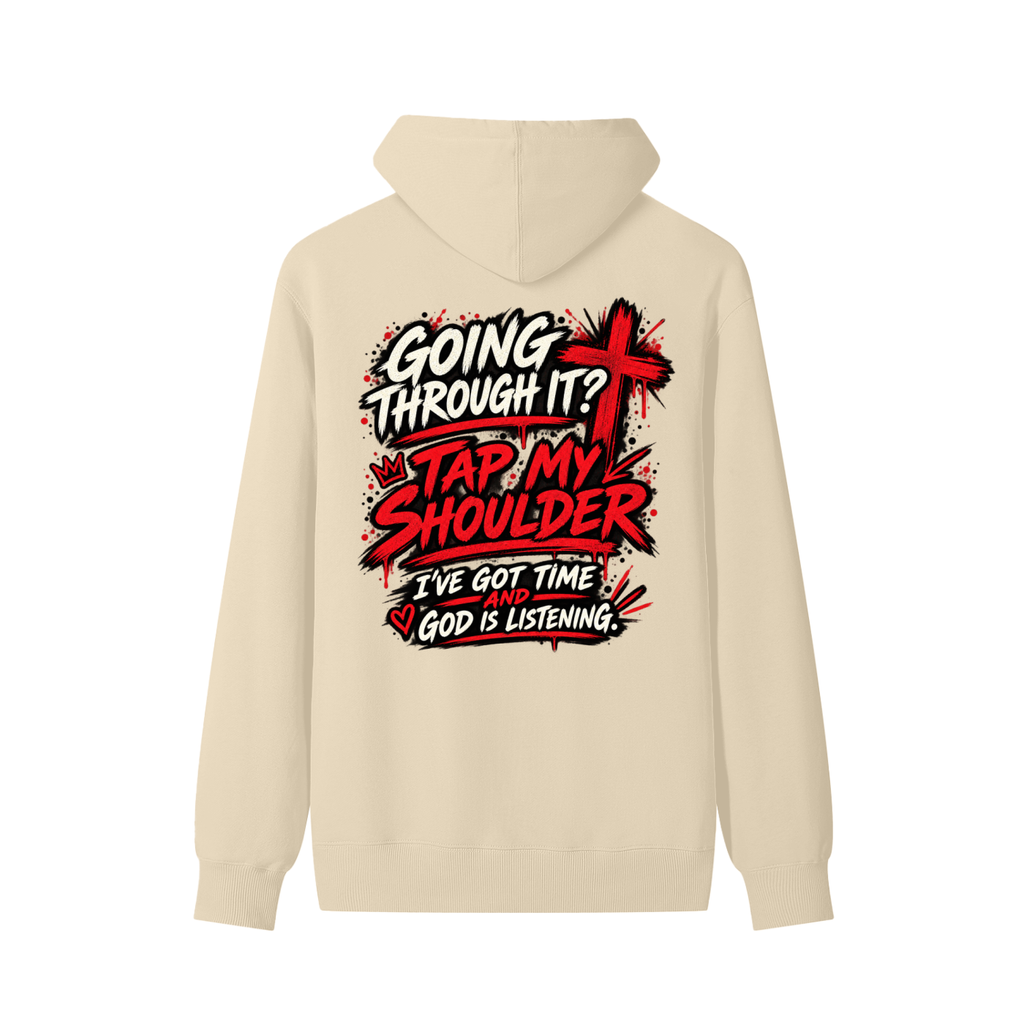 Tap My Shoulder Classic Unisex Cotton Hoodie